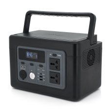 Портативна зарядна станція XO-PSA-700W потужністю 700 W, (614Wh/192000mAh), Output:2AC+3DC+2USB+1Type-C+ car