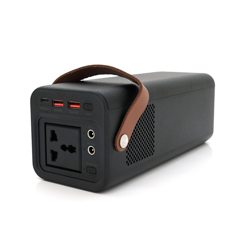 Портативна зарядна станція XO-PSA-200W потужністю 200 W, (190Wh/52800mAh), Output:1AC+2USB+1Type-C+2DC, Black