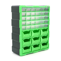 Ящик для зберігання деталей 39 комірок 46,8*38*16 см, комірки 2х-типів 15,3*5,4*3,6 см і 15,5*10,2*7,1 см